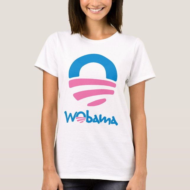 WObama T-tröja T Shirt (Framsida)