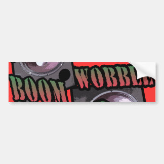 wobble and boom Dubstep Bildekal