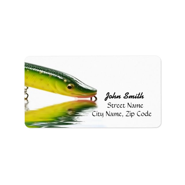 Wobbler-etikett Adressetikett (Framsidan)