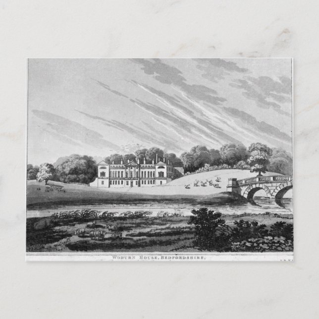 Woburn Abbey, Bedfordshire Vykort (Framsida)