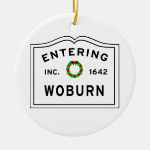 Woburn, MORSA Helgdag, Metall Ornament