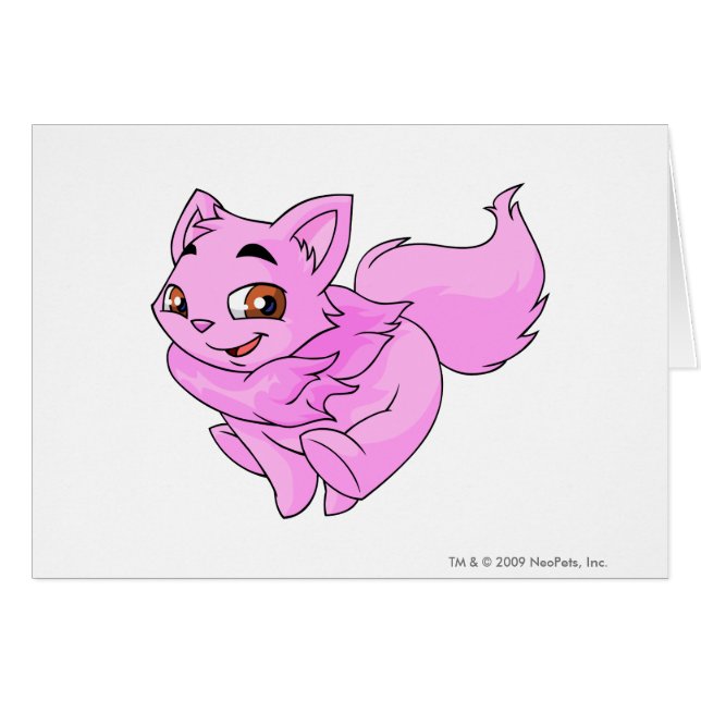 Wocky rosor hälsningskort (Framsidan Horizontal)