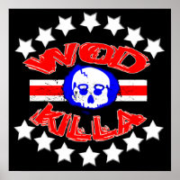 WOD Killa - Kettle Skull Poster från RX-projekt
