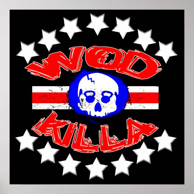 WOD Killa - Kettle Skull Poster från RX-projekt (Framsidan)