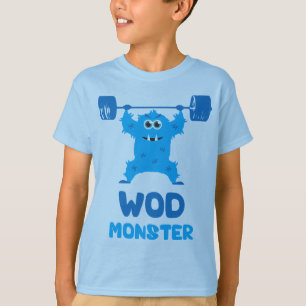 WOD Monster (Cute Barbell Snatch Monster) Tee