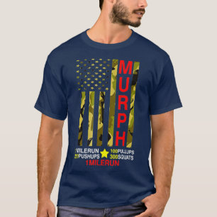 WOD-videokamera för Murph Challenge Memorial Day  T Shirt
