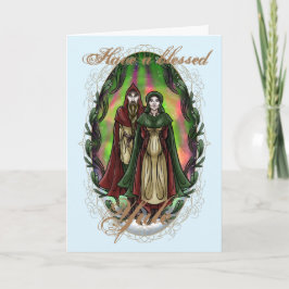 Woden & Fríge: Yule Hälsning Kort