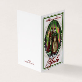 Woden & Fríge: Yule Hälsning Kort