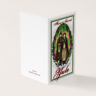 Woden & Fríge: Yule Hälsning Kort