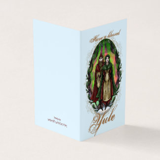 Woden & Fríge: Yule Hälsning Kort
