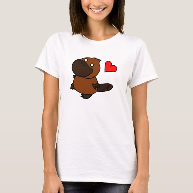 woderwick pwatypusen tee shirt (Framsida)