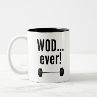 WODever! - Crossfit-Inspirerade noveltygåvor Två-Tonad Mugg