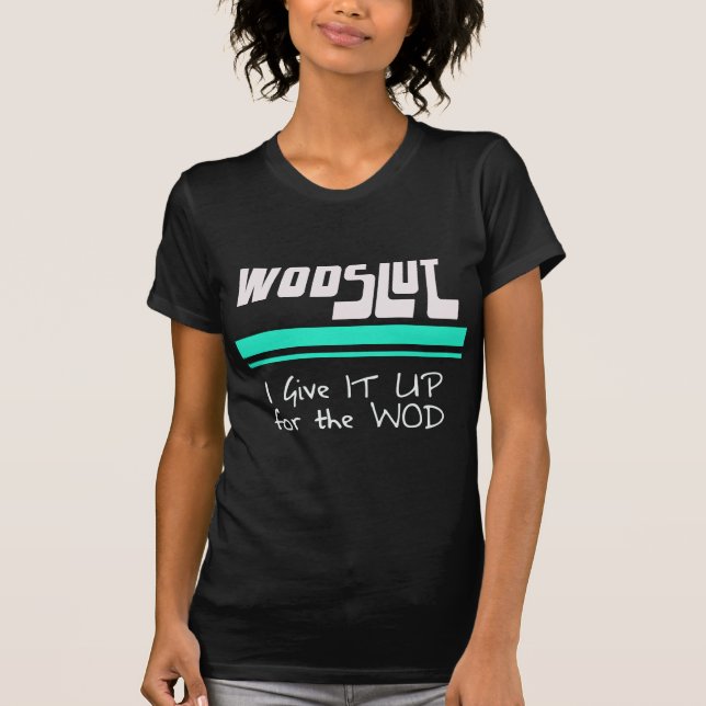 WODSLUT-skjorta T-shirt (Framsida)