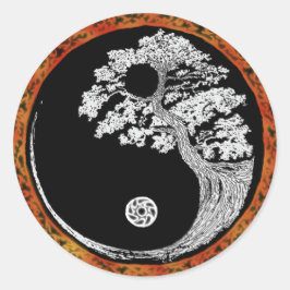 Woebego Sol Logotyp Sticker Runt Klistermärke