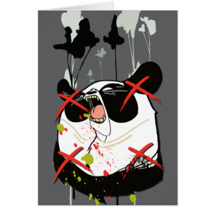 Woebots "Panda" Hälsningskort