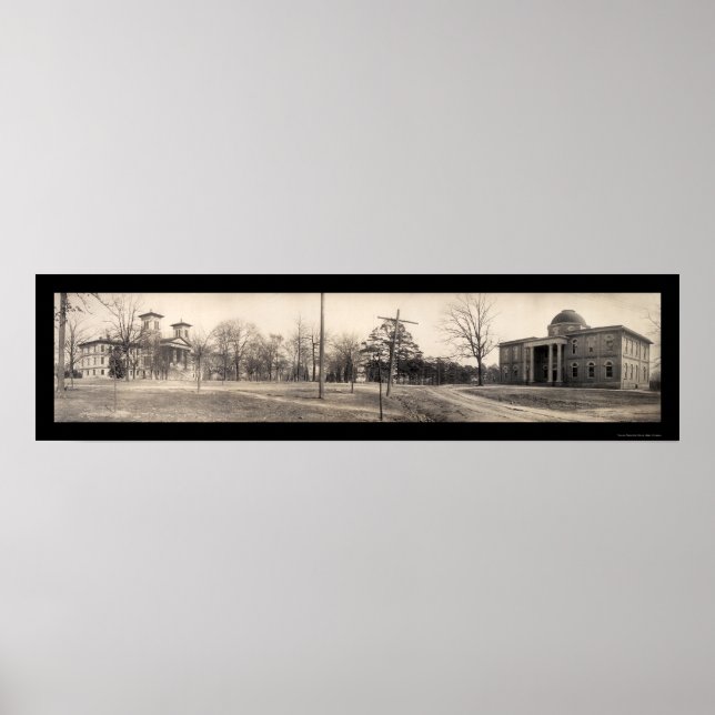 Wofford College Photo 1909 Poster (Framsidan)