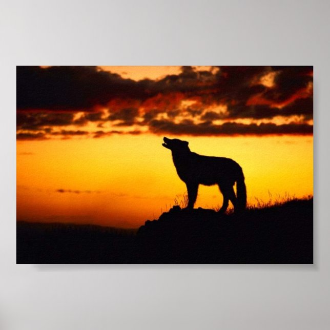 Wofl Sunset Poster (Framsidan)