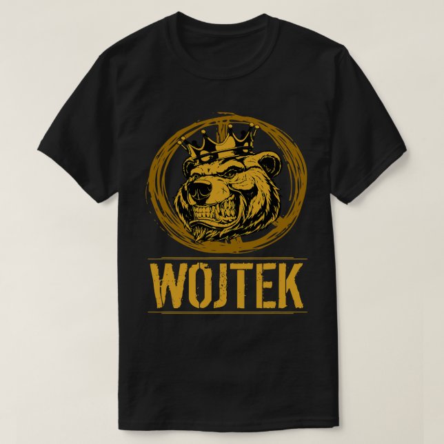 Wojtek Hero Bear Corporal Wojtek T Shirt (Design framsida)