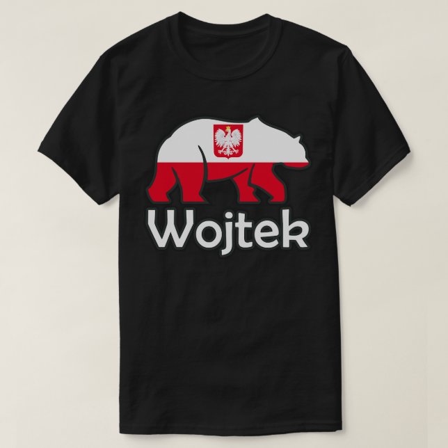 Wojtek, soldatbjörn t shirt (Design framsida)