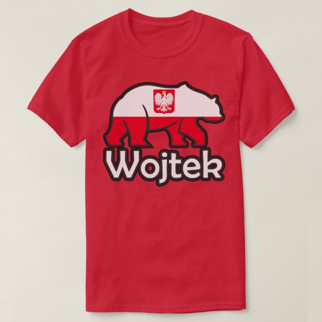 Wojtek, soldatbjörn t shirt (Design framsida)