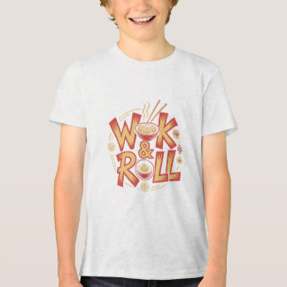 Wok & Roll Dim Sum Asiatisk Mat Vintage Retro Fynd T Shirt