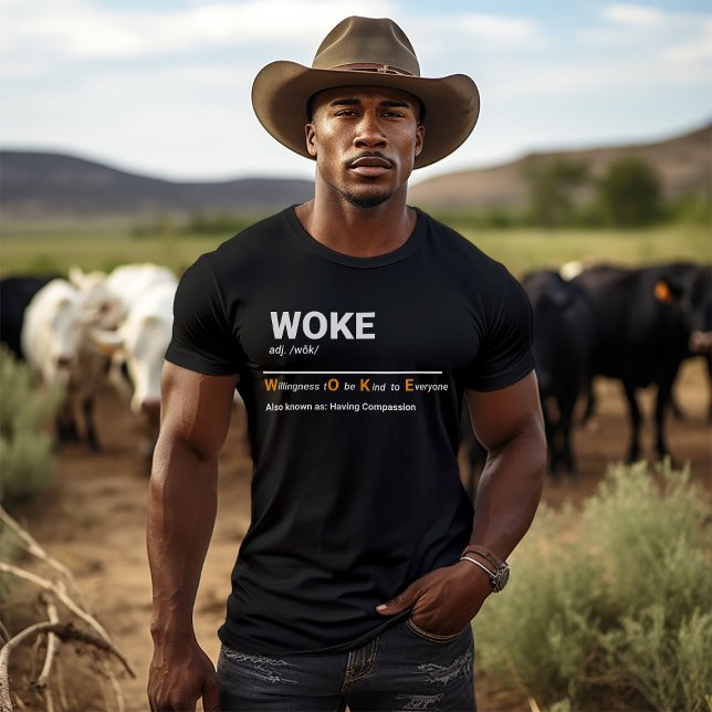 Woke - beredvillighet att vara en god definition t shirt (Skapare uppladdad)