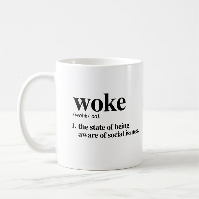 Woke-definition Kaffemugg (Vänster)