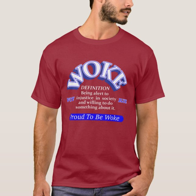 Woke-definition T Shirt (Framsida)