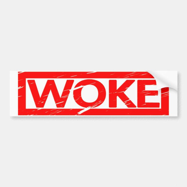 Woke Frimärke Bildekal (Framsidan)