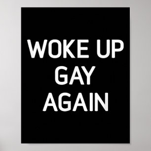 Woke Gay igen, Lgbt Lgbtq Ord, Lgny Poster