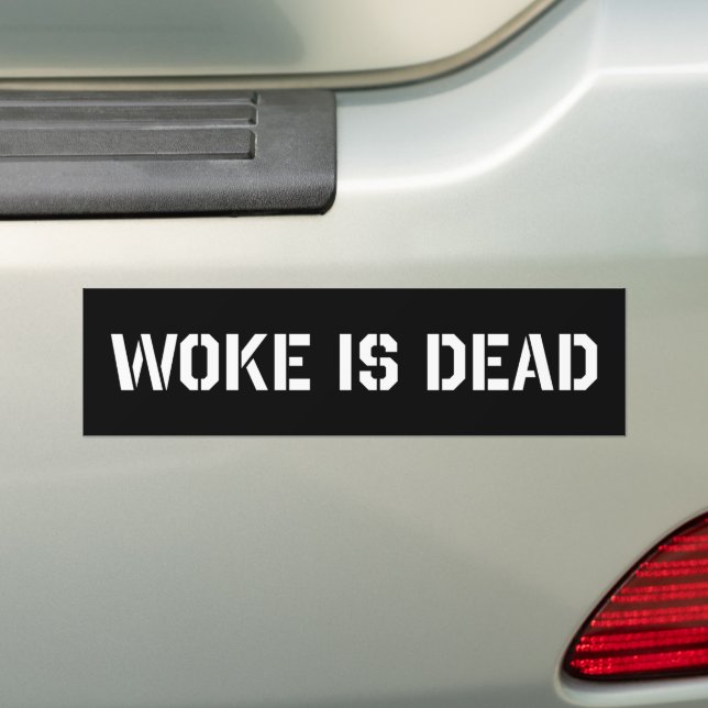 Woke Is Dead Bildekal (På Bil)