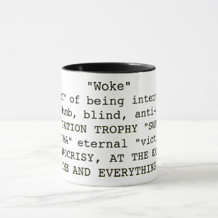 "Woke"  Mugg