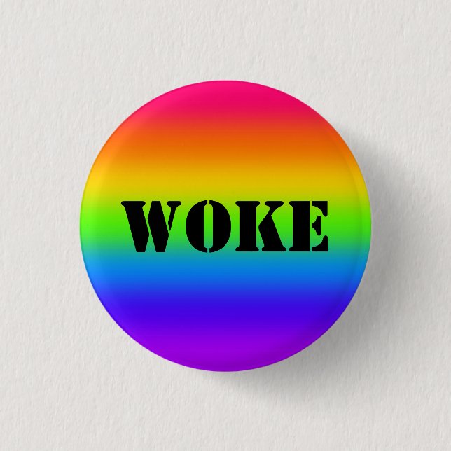 WOKE Rainbow-knapp Knapp (Framsida)