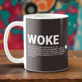 Woke Real Definition Kaffemugg