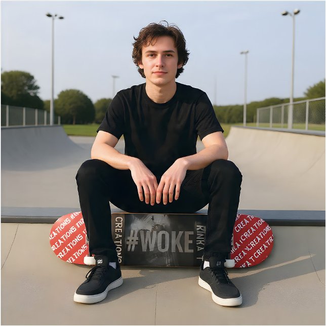 #WOKE Rojo Skateboard (Skapare uppladdad)