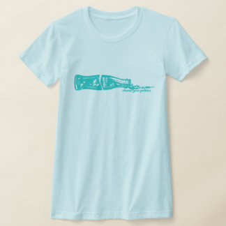 Woke Soda Flaska-serien: Mint Blue T Shirt