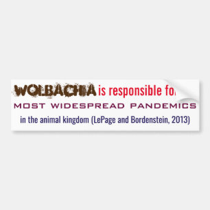 Wolbachia är ansvarigt av RoseWrites Bildekal