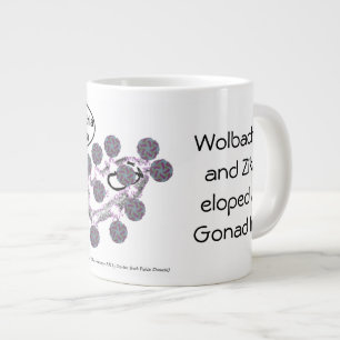 Wolbachia Kärlek Zika 20 oz. Mugg by RoseWrites Jumbo Mugg