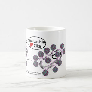 Wolbachia Kärlek Zika Mugg by RoseWrites