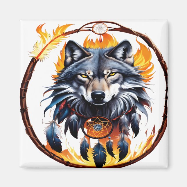 Wolf 03 magnet (Framsidan)
