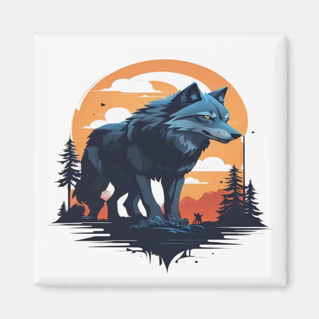 Wolf 06 magnet (Framsidan)
