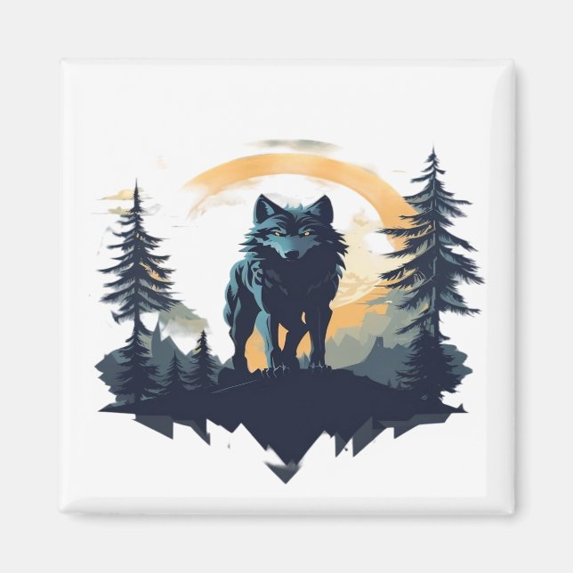 Wolf 08 magnet (Framsidan)
