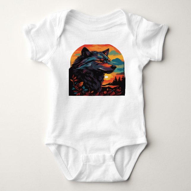 Wolf 09 t shirt (Framsida)
