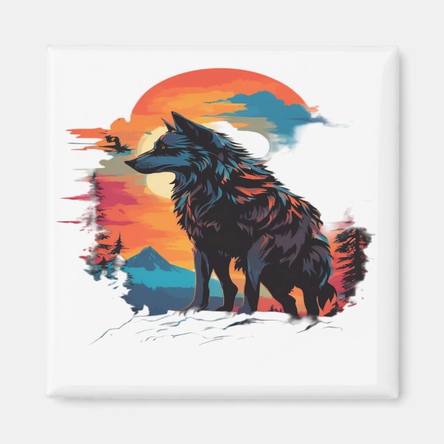 wolf 12 magnet (Framsidan)