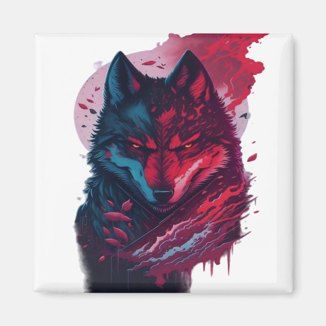 Wolf 16 magnet (Framsidan)