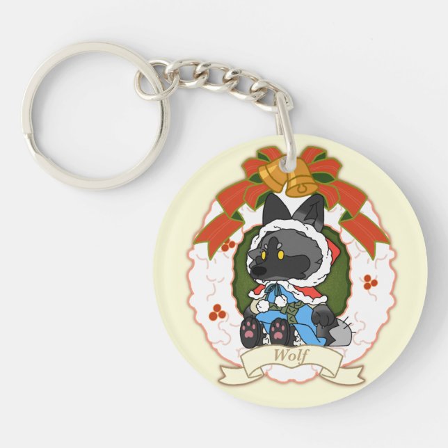 wolf Acrylic Keychain (Framsidan)