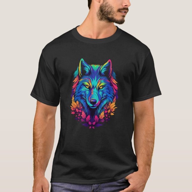 Wolf And Wolves Men Women Kids T Shirt (Framsida)