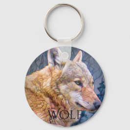 WOLF [Can key chain] Nyckelring