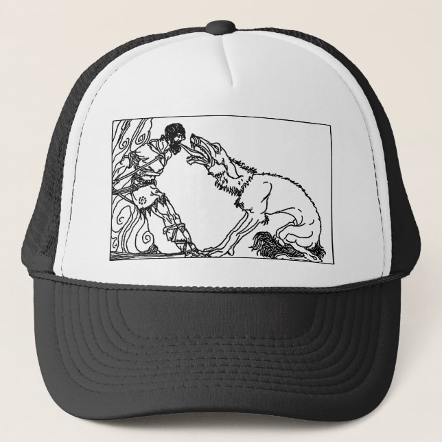 wolf-clip-art-4 truckerkeps (Framsida)