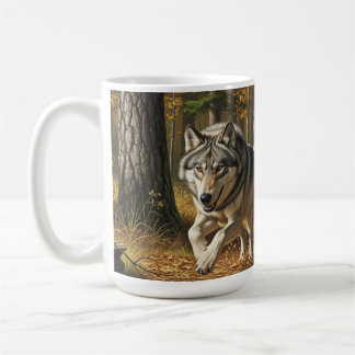 Wolf coffee Mug 11 0z or 15 0z. style 1 Kaffemugg